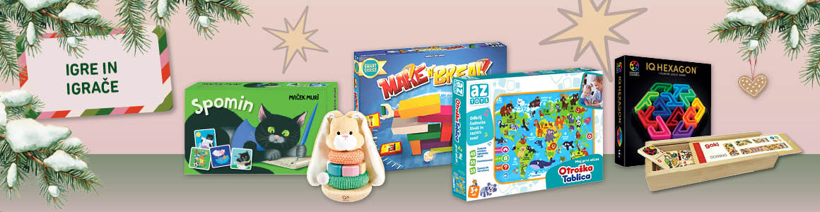 Cici slider igre in igrače božič 25