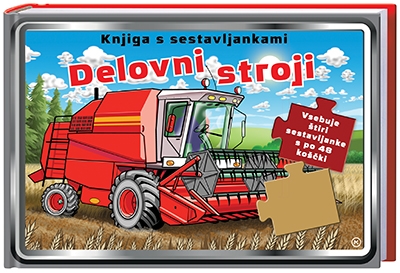 DELOVNI STROJI-KNJIGA S SESTAVLJANKAMI