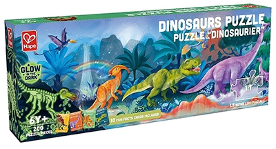 HAPE SESTAVLJANKA DINOZAVRI, 200-DELNA