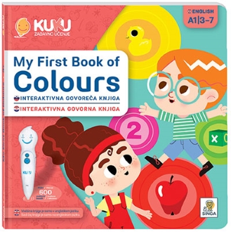 INTERAKTIVNA KNJIGA KUKU- MY FIRST BOOK OF COLOURS - BREZ PISALA