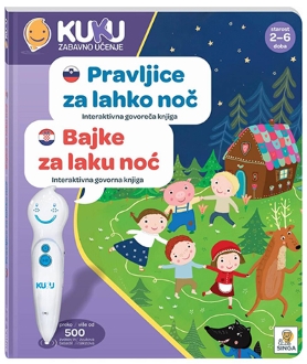 INTERAKTIVNA KNJIGA KUKU - PRAVLJICE ZA LAHKO NOČ