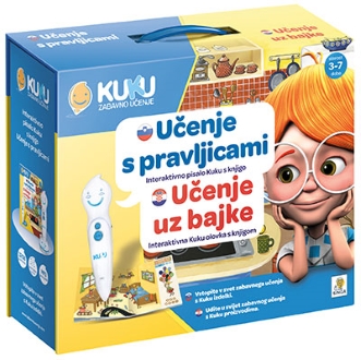 INTERAKTIVNA KNJIGA KUKU: UČENJE S PRAVLJICAMI (s pisalom)