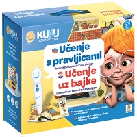 INTERAKTIVNA KNJIGA KUKU: UČENJE S PRAVLJICAMI (s pisalom)