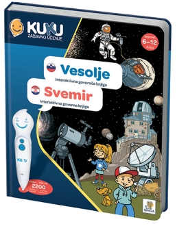 INTERAKTIVNA KNJIGA KUKU - VESOLJE (brez pisala)