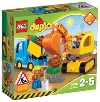LEGO DUPLO TOVORNJAK IN BAGER NA GOSENICAH LEGO DUPLO TOVORNJAK IN BAGER NA GOSENICAH